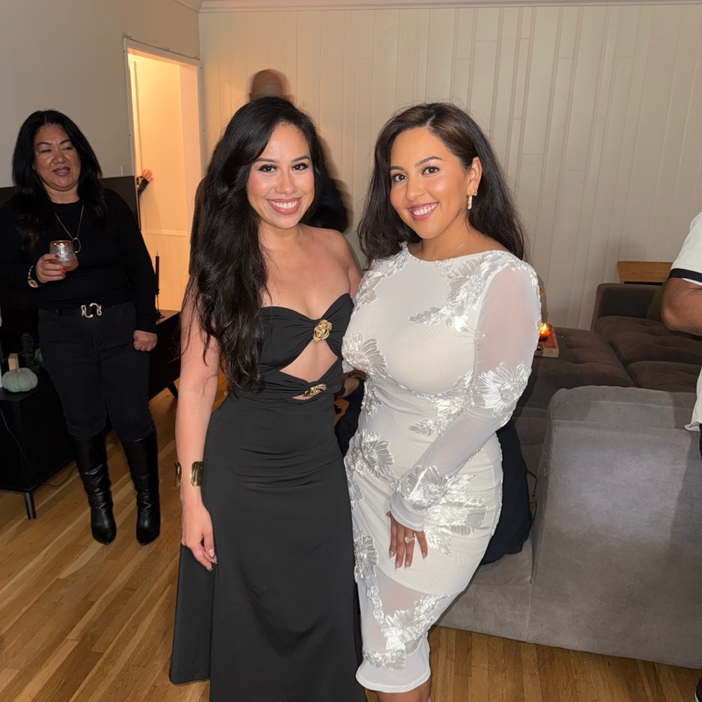 Elegant White Women's Dress